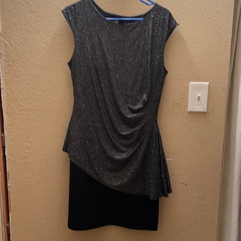 Formal Dress. Black with glitter